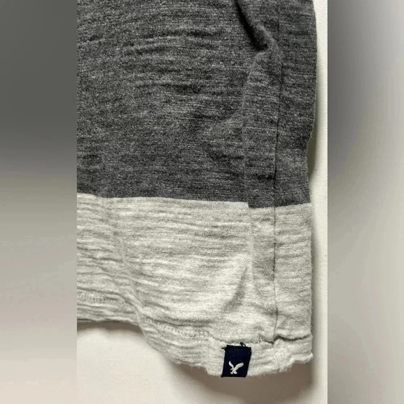 American Eagle Active Flex Gray Short Sleeve Tshirt - Picture 2 of 4